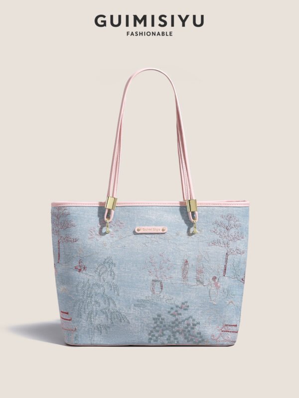 Original tote bag women's new large capacity bag commuting to work casual shoulder bag 03 - Image 2