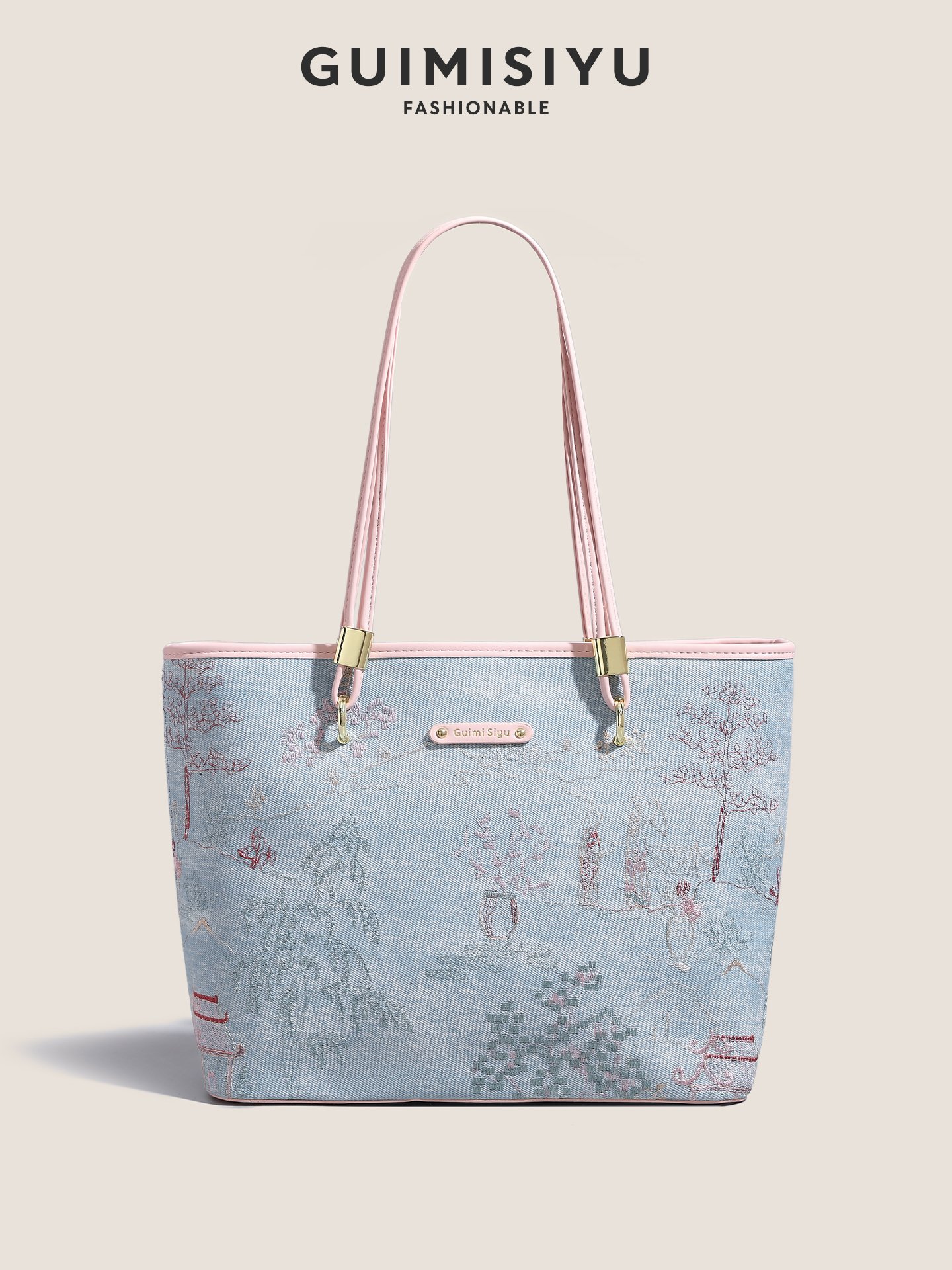 Original tote bag women's new large capacity bag commuting to work casual shoulder bag 03 - Image 2