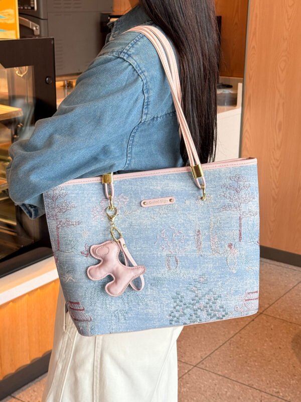 Original tote bag women's new large capacity bag commuting to work casual shoulder bag 03 - Image 3