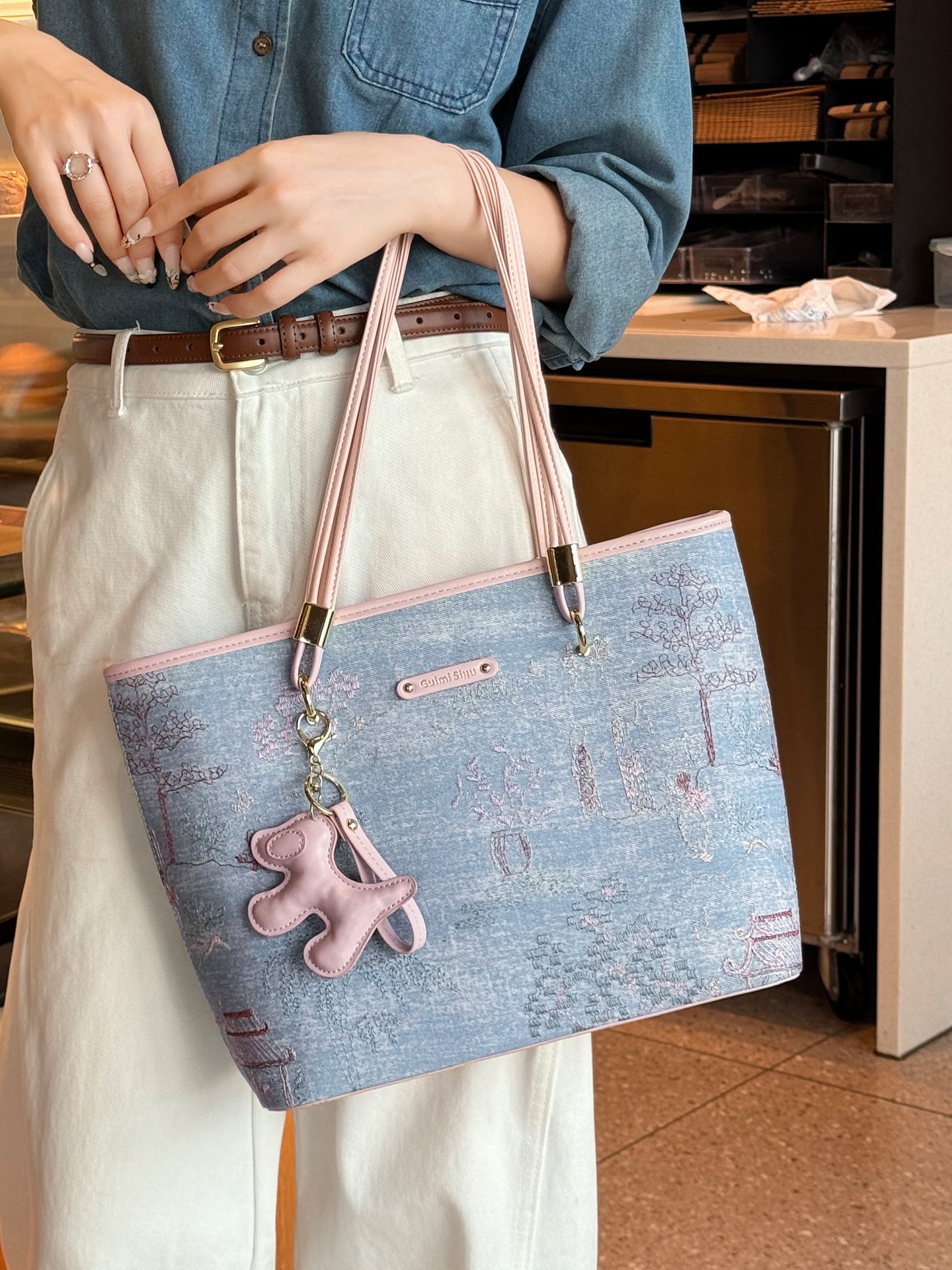 Original tote bag women's new large capacity bag commuting to work casual shoulder bag 03 - Image 4
